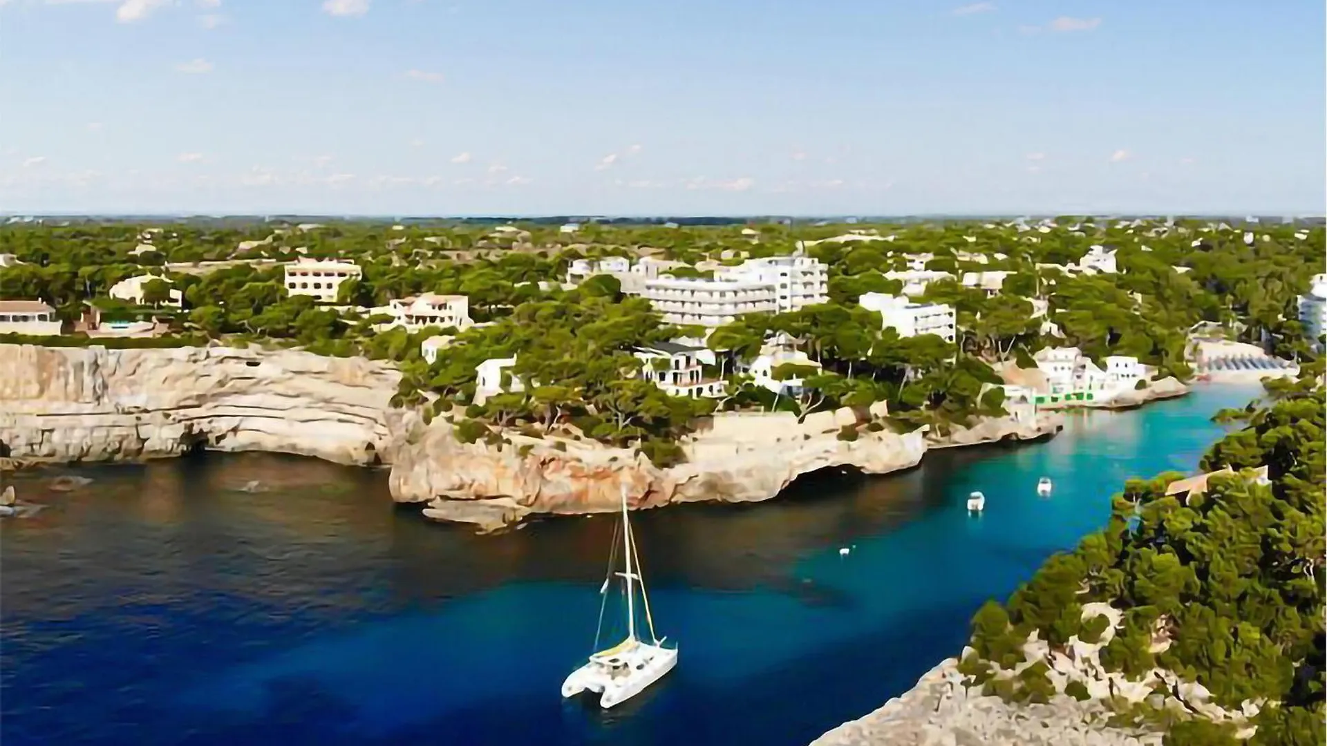Vista Es Pontas Villa Santanyi Spanien